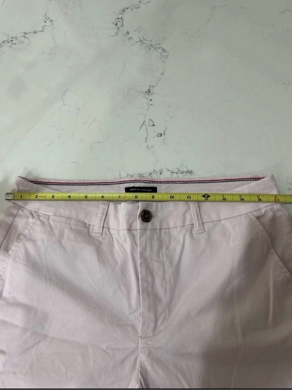 Tommy Hilfiger Women's Straight Leg Chino Pants Lot of 2 Size 8 Pink & Olive - Picture 14 of 15